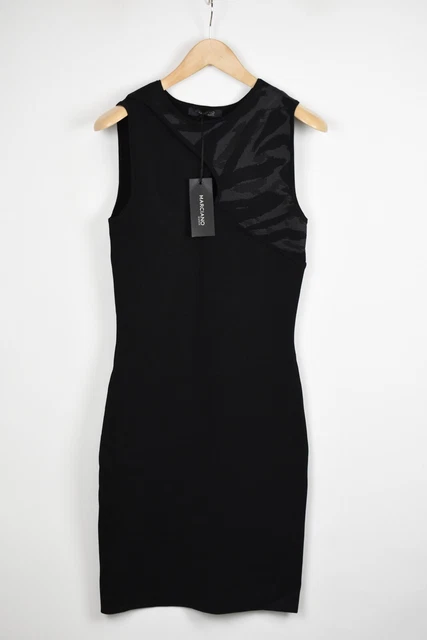 Guess by Marciano Donna Eu 32 senza Maniche Vestito Aderente Midi