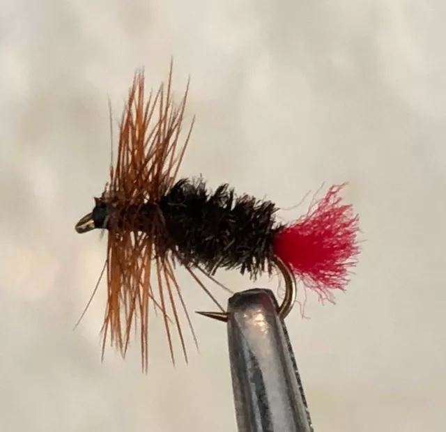 Red Tag Mixed Dozen Dry Fly Fishing Flies Sizes #12, #14, #16