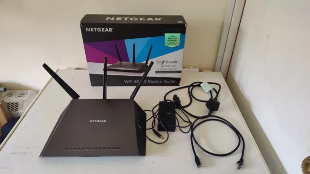 Netgear Nighthawk R7100LG AC1900 4G LTE WiFi Modem Router Mobile Broadband Home