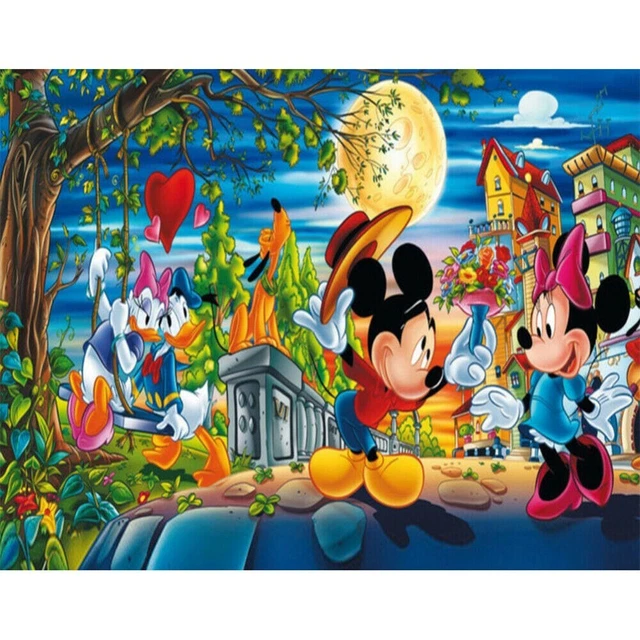 Diamond Painting - (J6820) Mickey Mouse & Friends - Size 40cm x 30cm BRAND NEW
