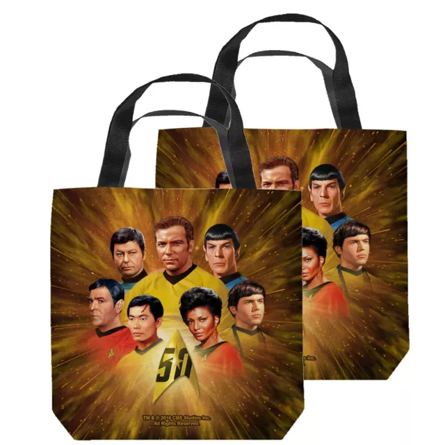 Star Trek TOS "50th Crew" Tote Bag - 3 sizes