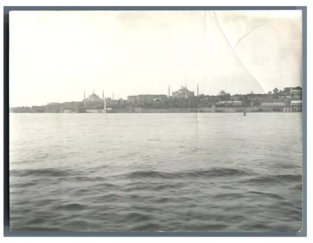 Turquie, Constantinople Vintage silver print.  Série de photos sur le sujet d&#0