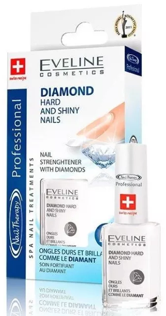 Eveline Nail Therapy Diamond Hard And Shiny Nails Strengthener Conditioner