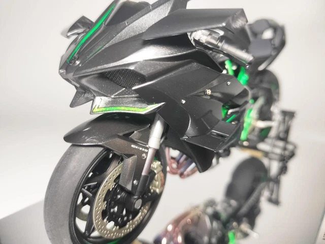 HFMXZHI Modèle Réduit De Moto 1:12 Pour Kawasaki Ninja H2R H2 R Moto Modèle En Métal Moulé Sous Pression Cadeaux D'anniversaire