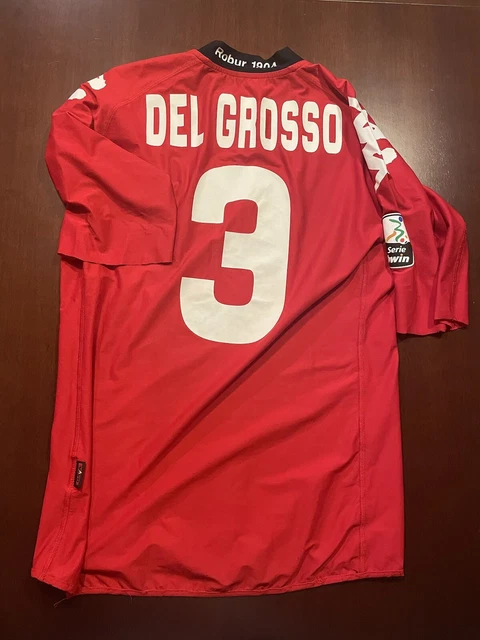 Maillot De Match Mastronzio Siena Porté - Maillot De Football Occasion Vintage