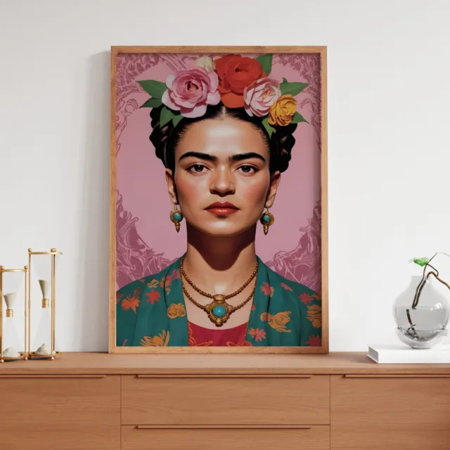 Frida Kahlo Poster Wall Art Poster Print Picture Décor Painting Self Portrait