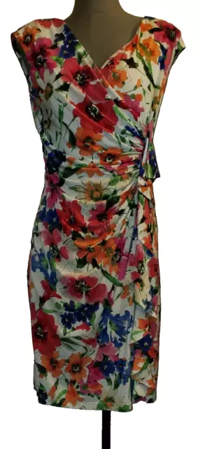 Vintage American Living size 10 Floral Sleeveless dress Y2K