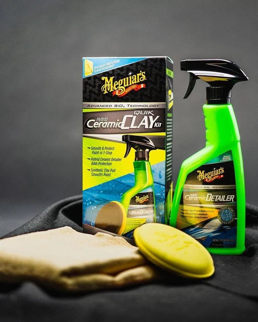 Kit Meguiar's Quik Clay G1116EU – Pulitore E Clay Bar Per Auto, Piccolo, Made In USA - Foto 2