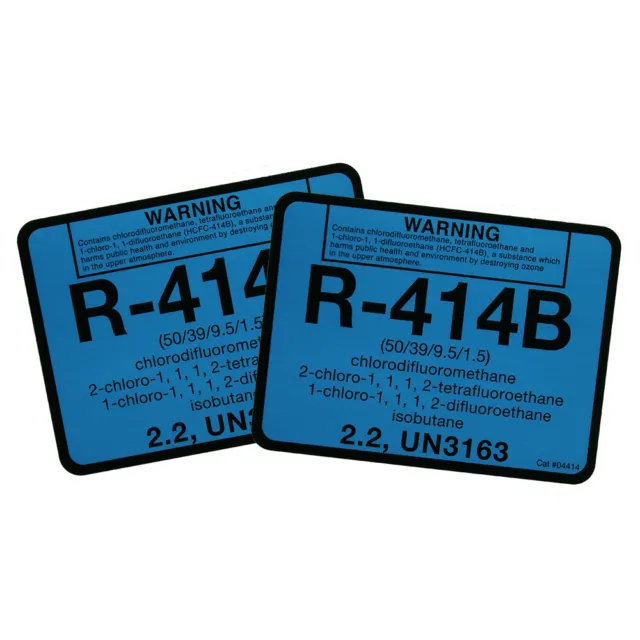 R-414B / R414B Label # 04414 , Pack of (2)