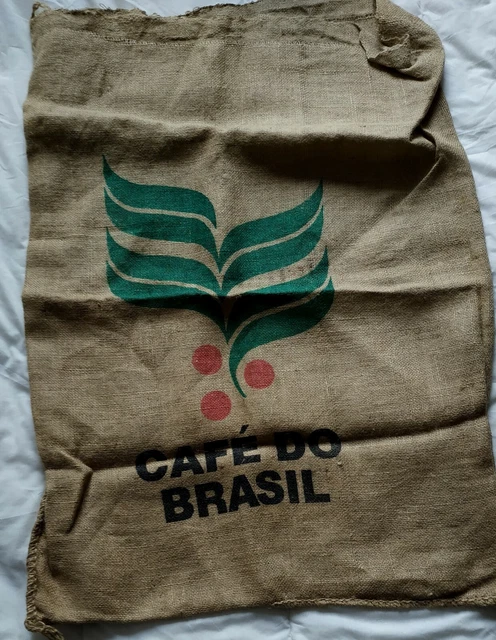 Véritable sac de café original en toile de jute (vide