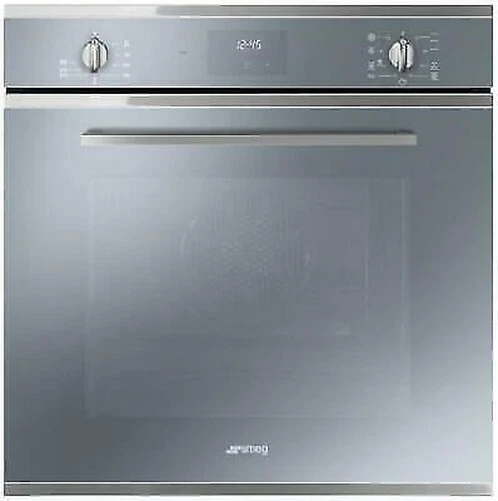 SMEG SF6400TVS Four Électrique 8 Fonctions Argent Verre Vapor Clean Classe A
