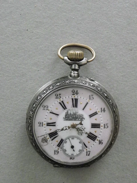 Montre Gousset Régulateur 8 Jours – Fabrication 1900-1909 – 15 Rubis, Phases De Lune – Argentan – UK
