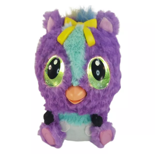 Hatchimals - Plüsch Figur - Küken Vogel Lila Blau 17cm elektrisch FUNKTIONIERT