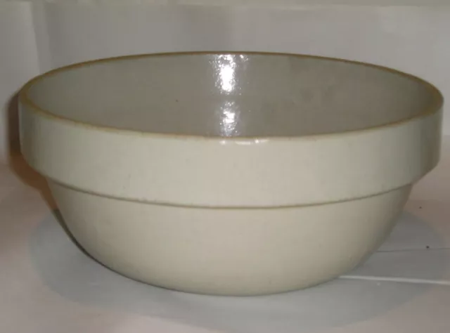 Vintage Western Stoneware Co. Gray Stoneware Crock Pottery 11” Mixing Bowl