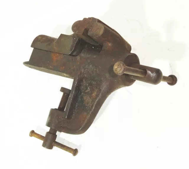 Alter Tischschraubstock 7 cm Backenmaß Schraubstock Einspannmittel Vintage Alter Tischschraubstock 7 cm Backenmaß Schraubstock Einspannmittel Vintage