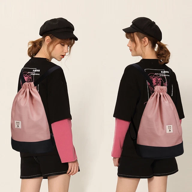 KALIDI Kordelzug Turnbeutel Daypack Gymsack Gym Bag Beutel Sportbeutel Rucksack 10