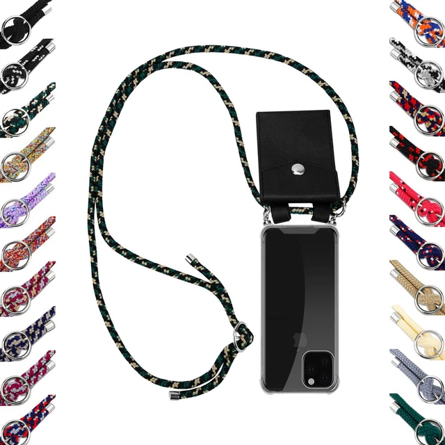 Case for Apple iPhone 11 PRO MAX Silicone Protection Phone Cover Necklace