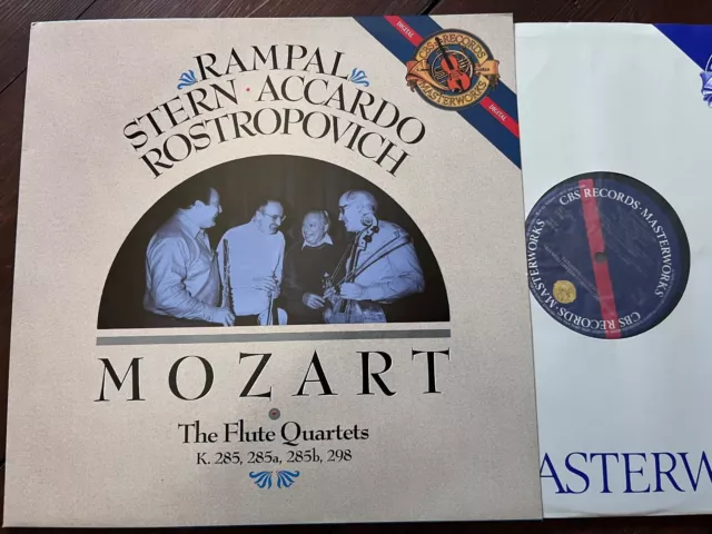 M 42320 Mozart Flute Quartets / Rampal Stern Accardo Rostropovich