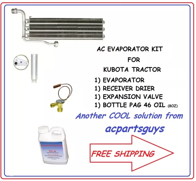 NEW AC Evaporator Service Kit for KUBOTA M4610 TRACTOR T0270-87340 DRIER VALVE