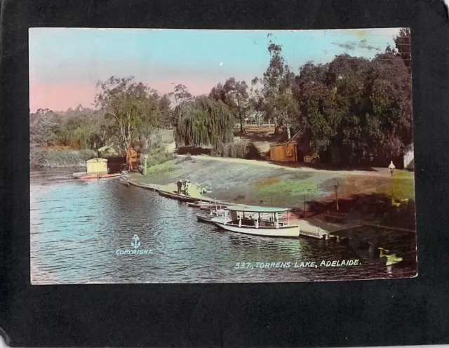 C8676 Australia SA Torrens Lake Adelaide tinted Empire PU vintage postcard