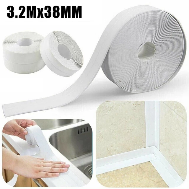 Cinta de sellado plegada prueba de moho de alta calidad impermeable blanco lavabo