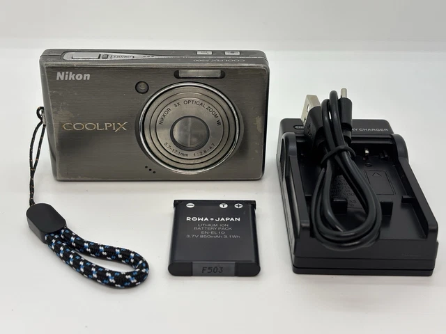 【動作確認済】Nikon COOLPIX S500 　グレー　デジタルカメラ Amazon.co.jp: Nikon COOLPIX S500 Digital Camera, 7.1