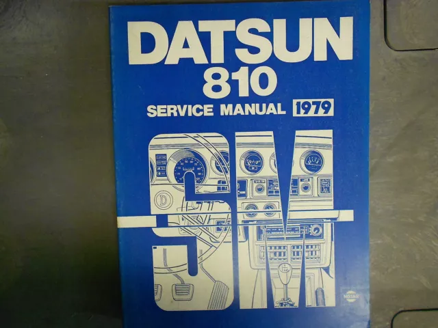 1979 Datsun Nissan 810 Service Shop Repair Manual Factory OEM 79 x