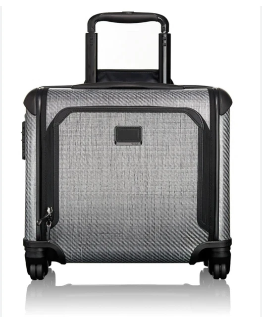 Tumi Tegra Lite Max 4 Wheel Carry on Briefcase/Suitcase Luggage Silver