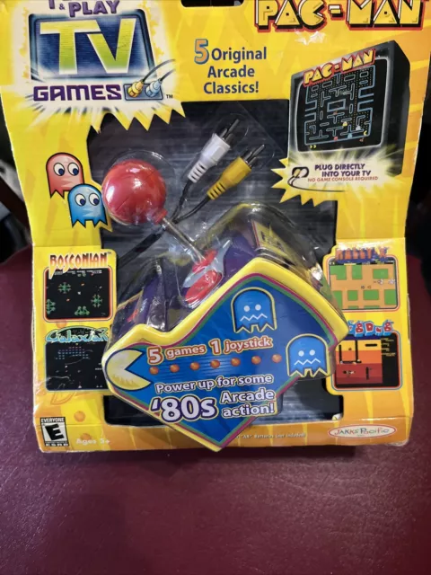  Namco Ms. Pac-Man Plug & Play with 5 TV Games : Toys