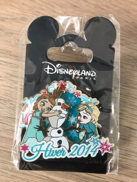 PIN Frozen Elsa Anna Olaf Hiver Winter Reine neiges Disney Disneyland Paris DLP