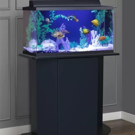 Deluxe 20/29 Gallon Aquarium Stand Storage Cabinet Fish Tank Holder Wood Door