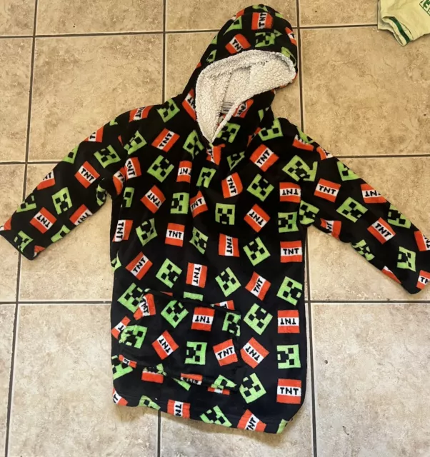 Minecraft Hoodie, Oversized Boys Girls, Minecraft Gifts - Approx Age 7-10 Years