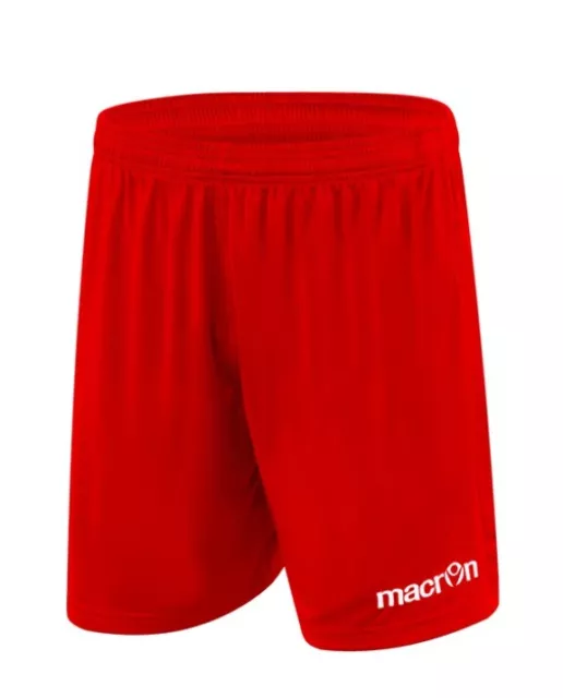 Macron Pantaloncino Short Volleyball Pallavolo Palla Volo Uomo Donna Bismuth Red