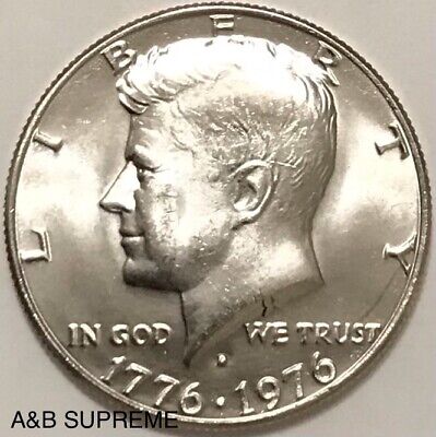 1976 D Kennedy Half Dollar Uncirculated Gem Bu Bicentennial