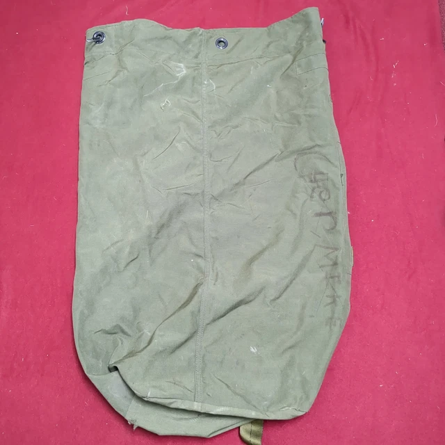 US Military Issue Locking Top Load Nylon Carrying Seabag w Straps Duffle (dfl19)