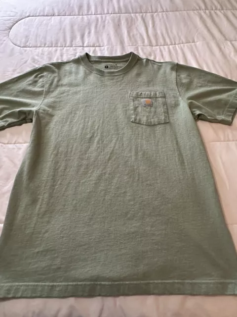 New Men’s Mens Size Medium Carhartt Loose Sage Knit Casual T-Shirt Shirt Top