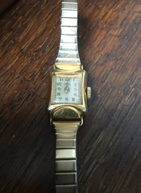 Vintage Rare Swiss Made Lanco 15 Jewels Mechanical Ladies Bracelet Watch