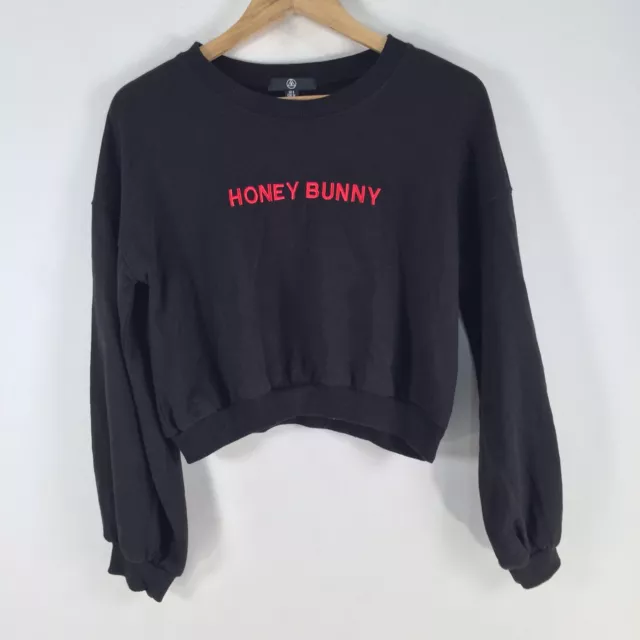 MISSGUIDED HONEY BUNNY Colour Block Oversized Jumper Sweater Size 8 6.00 PicClick UK