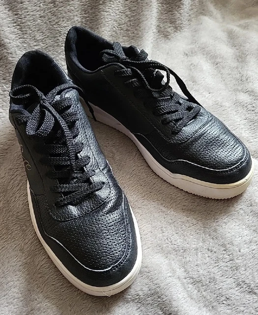 Mens black best sale trainers size 8