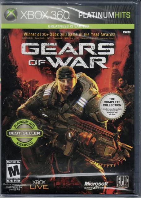 Gears of War The Complete Collection Xbox 360 New Multiplayer with Bonus Disc