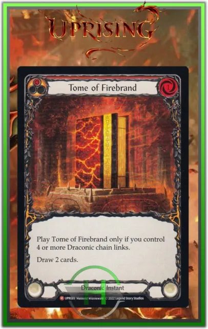 Tome of Firebrand Red - FAB:Uprising - UPR089 - Carte Officielle Anglaise