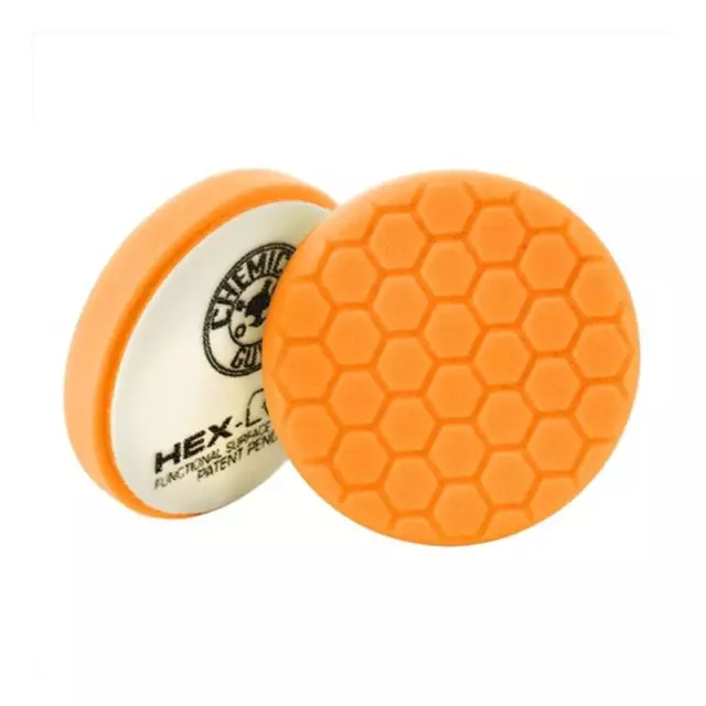 Chemical Guys HEX Logic Swirl & Scratch Remover Polierpad 150 mm Orange hart