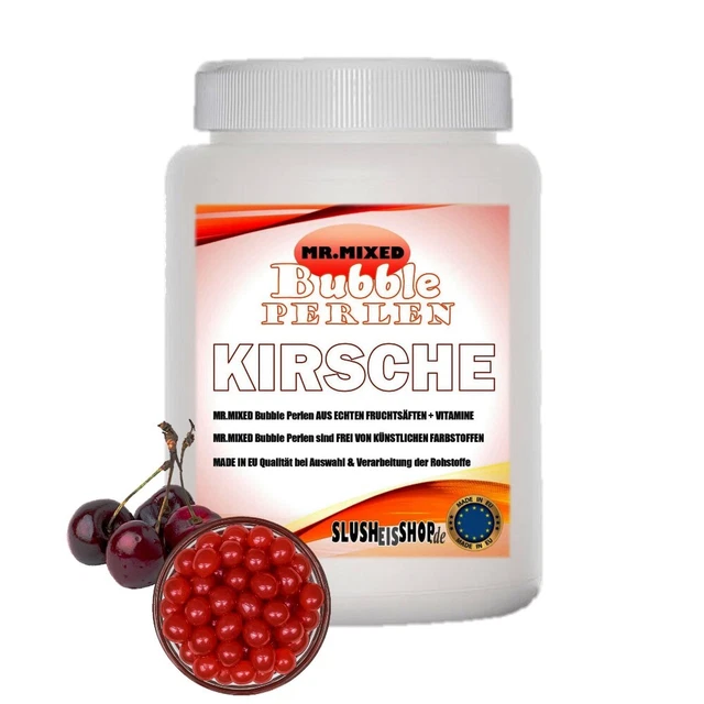 Bubble Tea Perlen KIRSCHE Fruit Pearls 2kg Popping Boba ohne künstl Farbstoffe