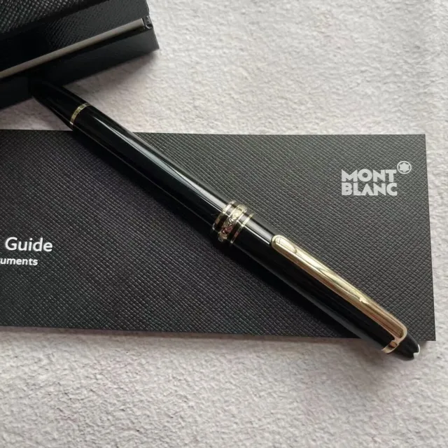 Montblanc Gold Classique Luxury Rollerball Pen 163 New With Refill 3