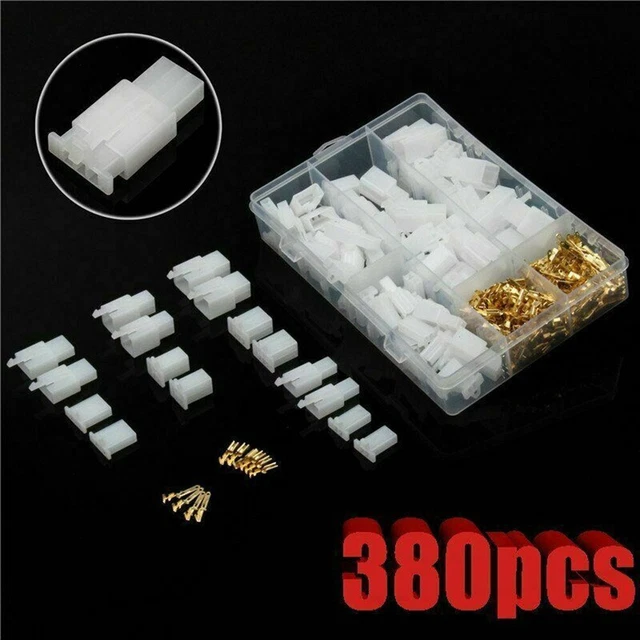 Terminal Prise Set Terminal Câble 2 3 4 6 Broche 380Pcs Câble Automobile