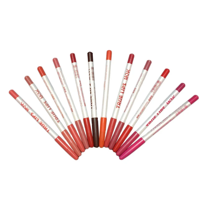 12 PEZZI Matite Impermeabili Lip Liner Set Multi-Color Long Lasting Lip