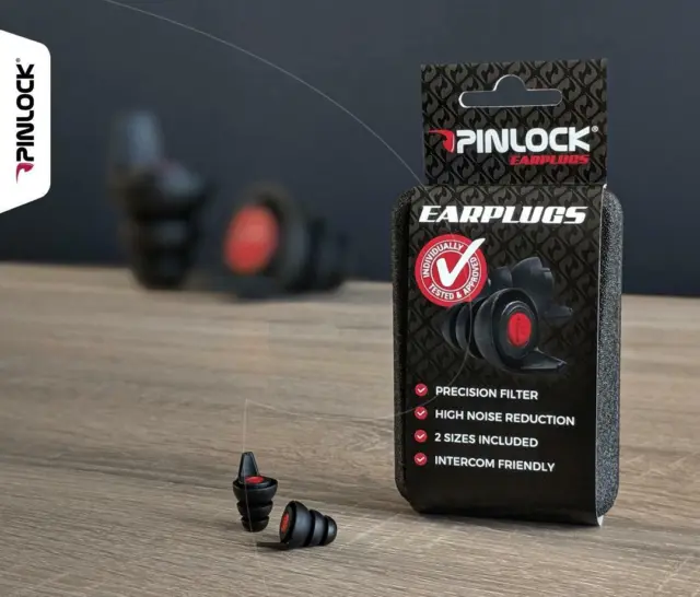Pinlock Earplugs TPE Motorcycle Motorbike 24dB noise reduction PL000507