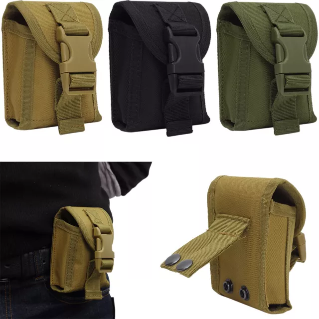 Military Tactical Lighter Cigarette Pouch Molle Belt Waist Bags EDC Storage Pack