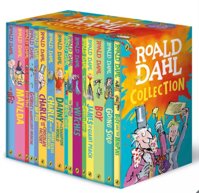 Roald Dahl Collection, 16 Book Box Set (7+ Years)