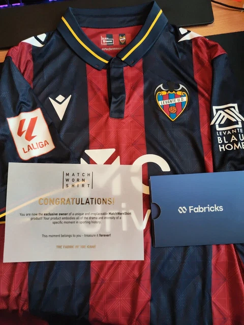 Maillot Valenciennes FC Domicile - Matchworn Ligue 2, Numéro 20, Taille M, Acerbis